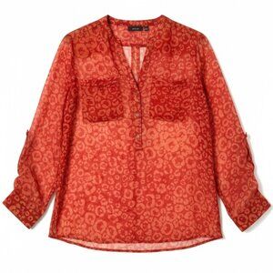 Apt 9 leopard print blouse